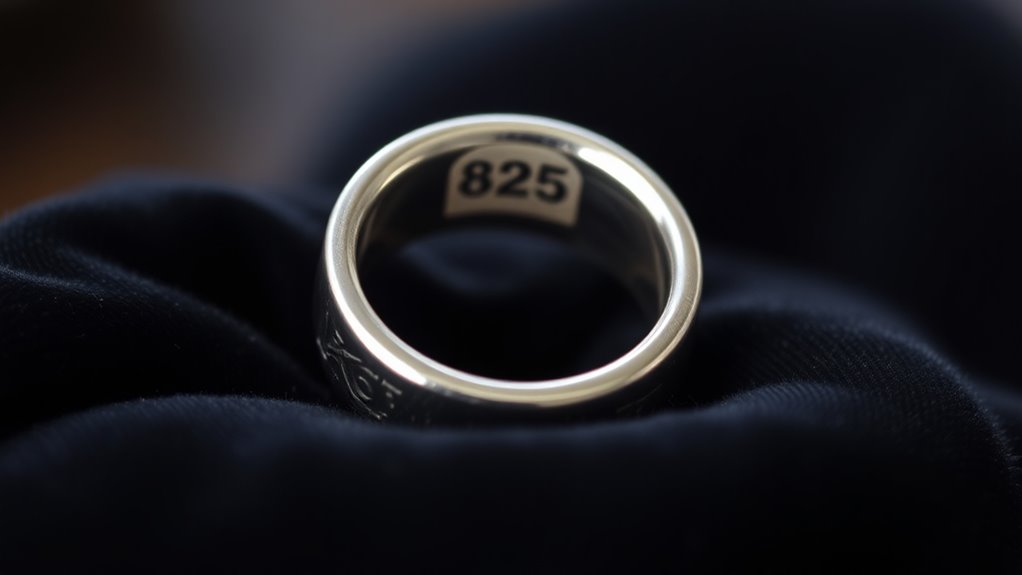 825 silver jewelry purity