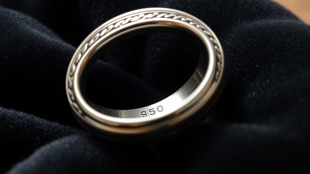 950 platinum purity mark