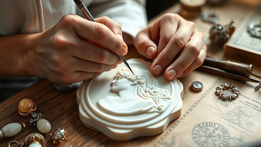 ancient mythological carving art