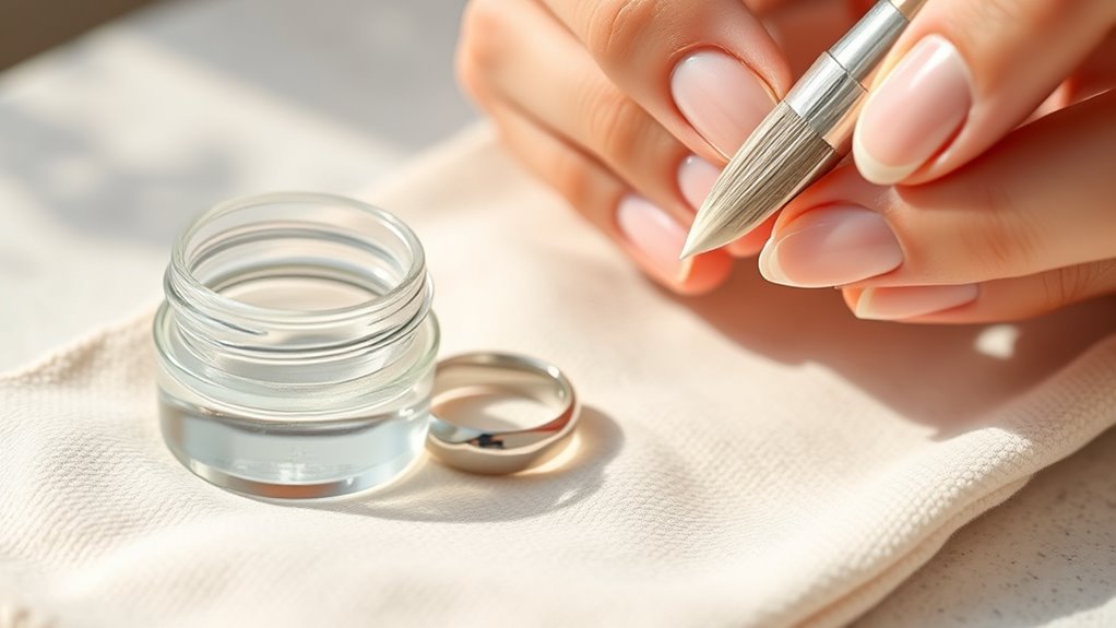 apply protective jewelry coatings