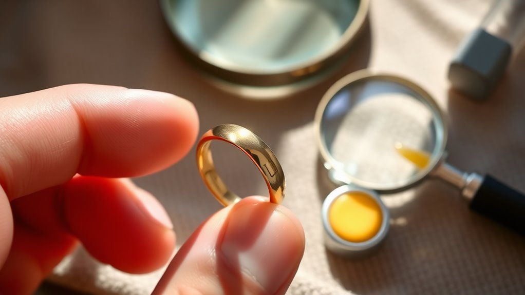 authentic gold visual indicators