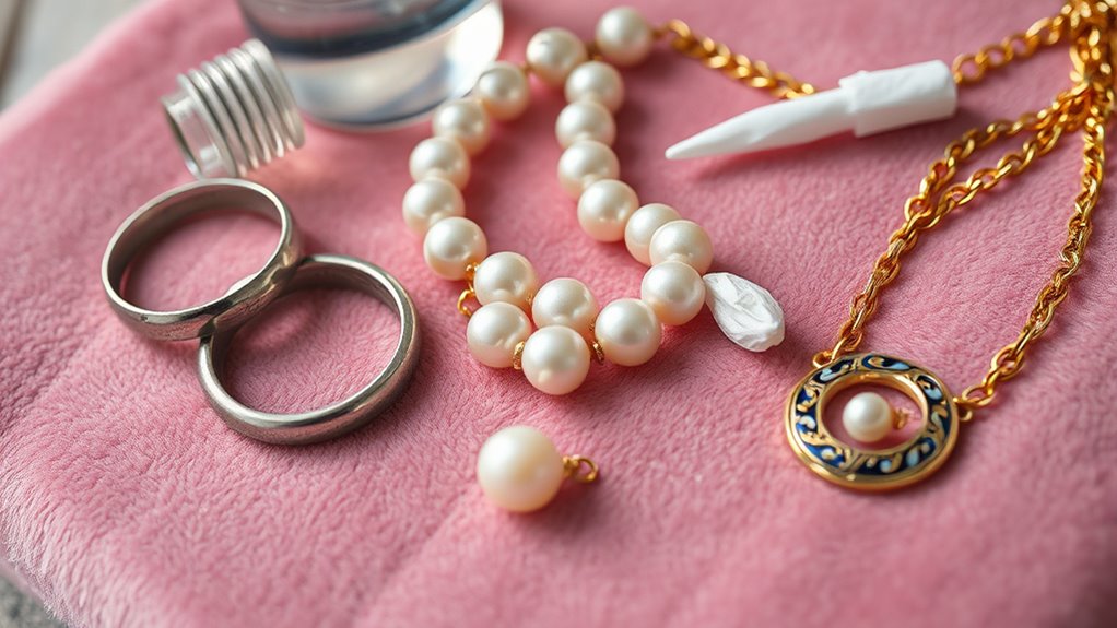 avoid alcohol on delicate jewelry