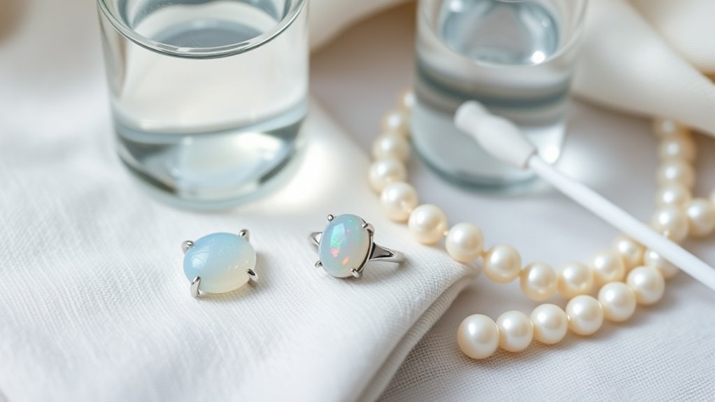 avoid alcohol on delicate jewelry