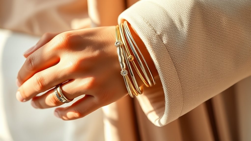 balance and layer jewelry