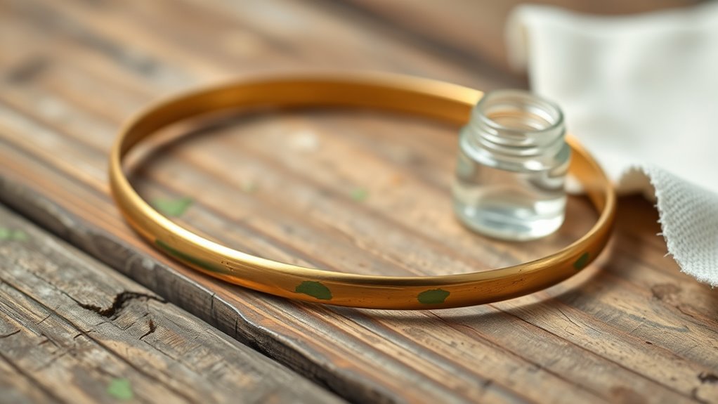 brass tarnishes from oxidation