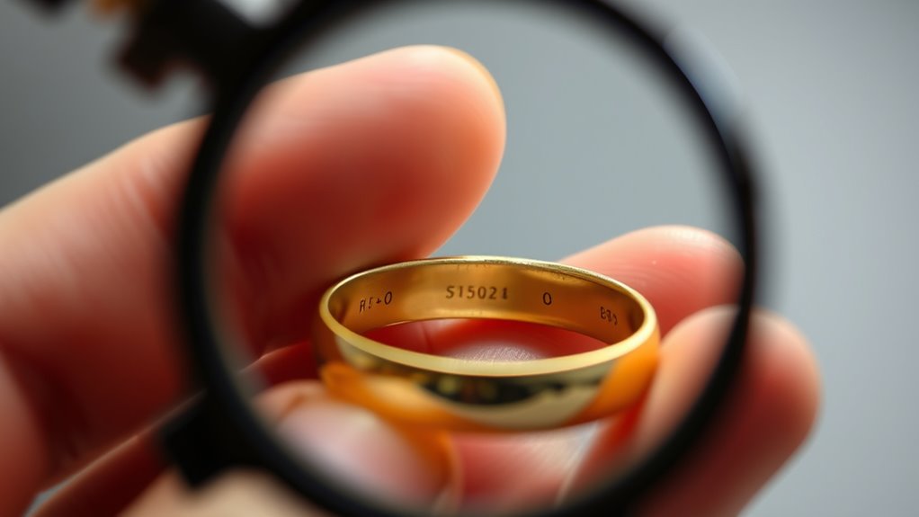 check hallmarks for authenticity