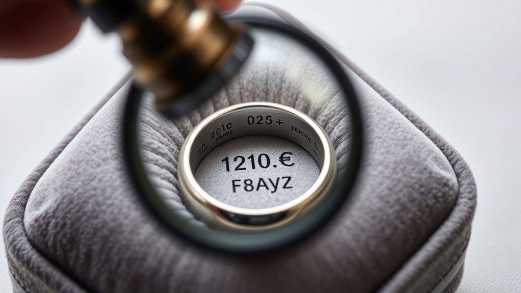 check jewelry for hallmarks