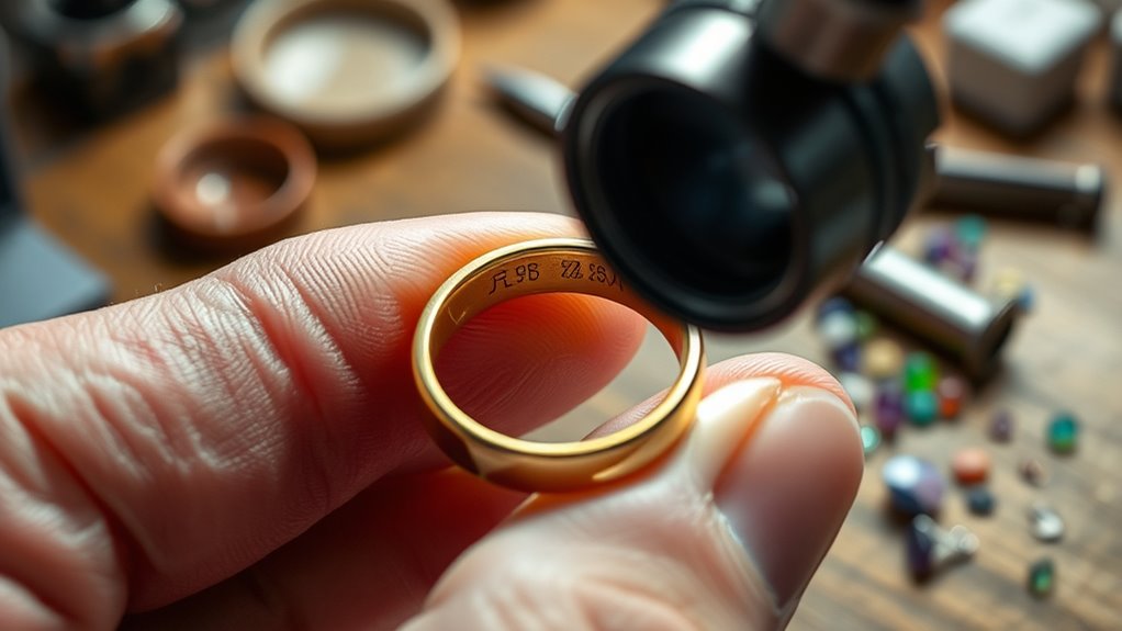 check jewelry for hallmarks