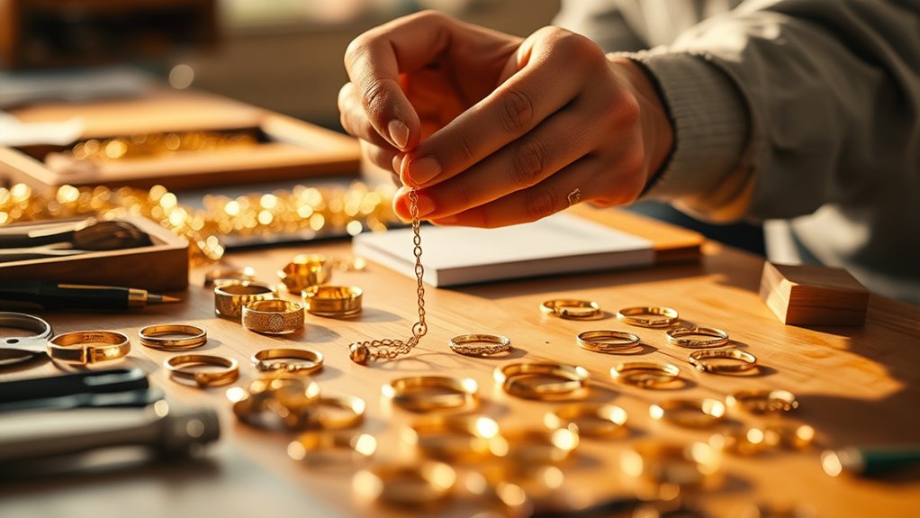 choose jewelry type and style