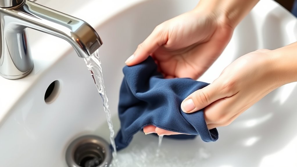 clean or replace cloth