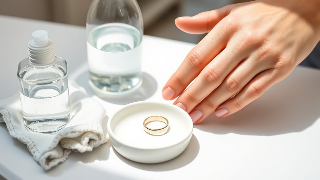 clean skin jewelry regularly