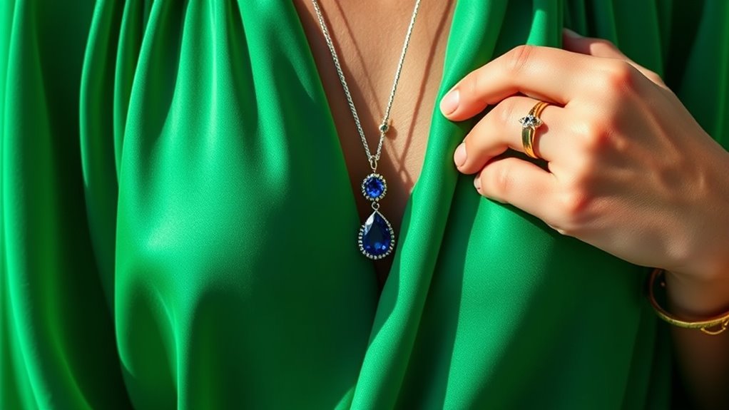 coordinate jewelry with outfit