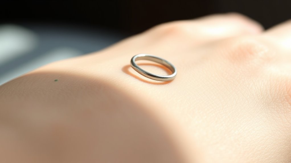 copper causes skin discoloration