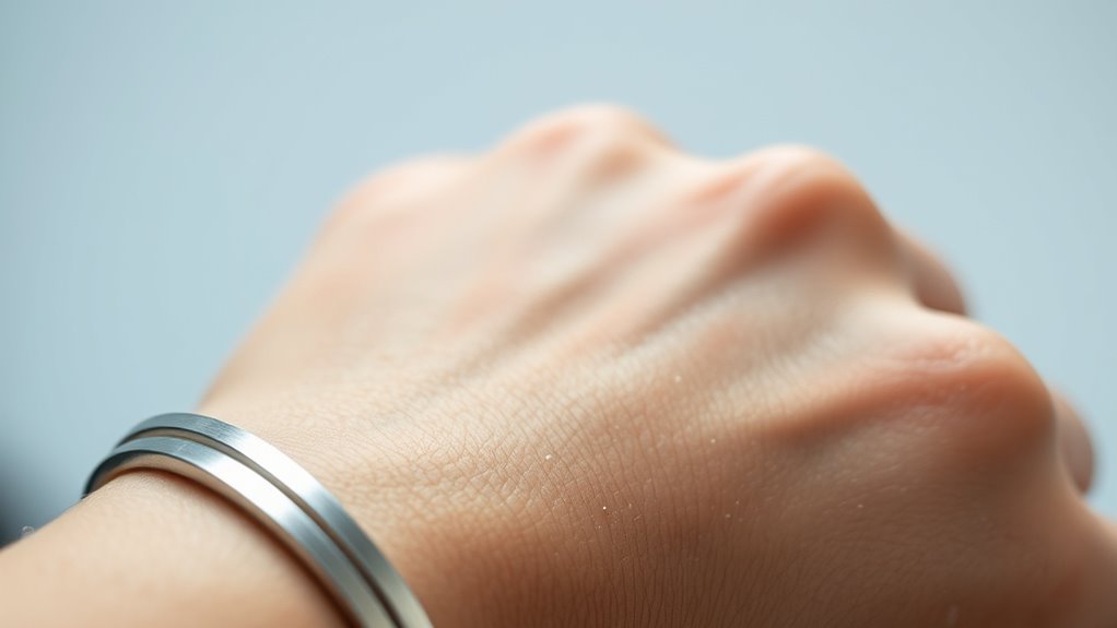 copper oxidation causes skin discoloration