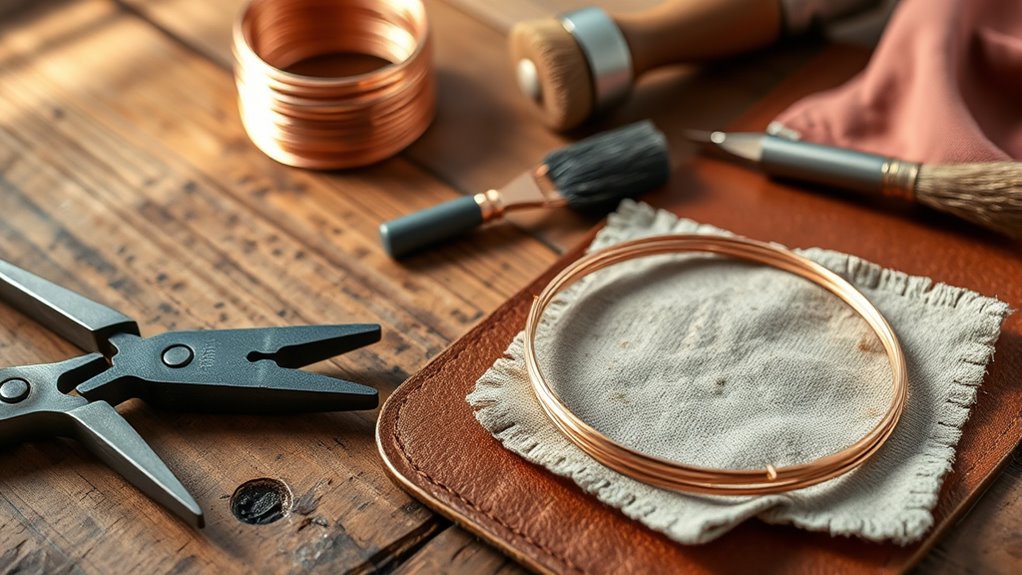essential copper jewelry tools