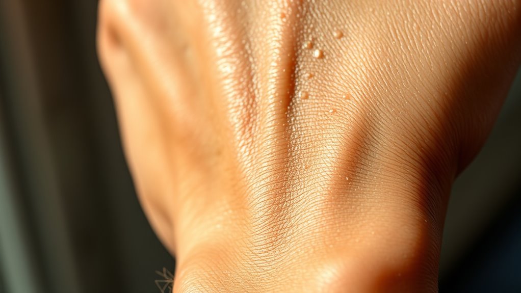 factors increasing green stains