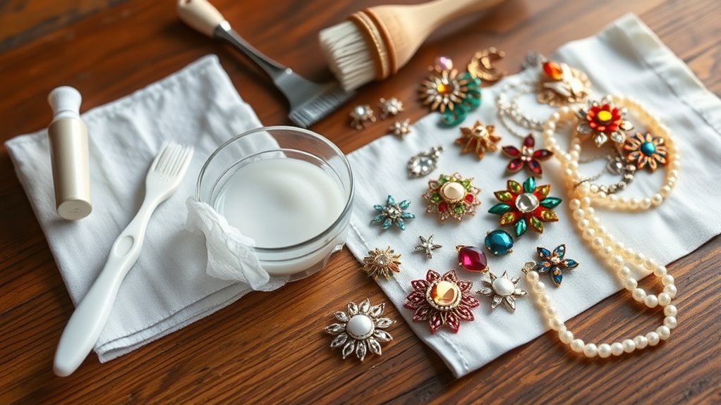 gather clean supplies and separate