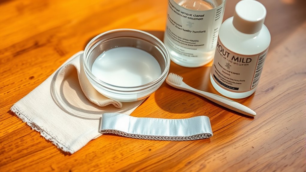 gather cleaning materials beforehand