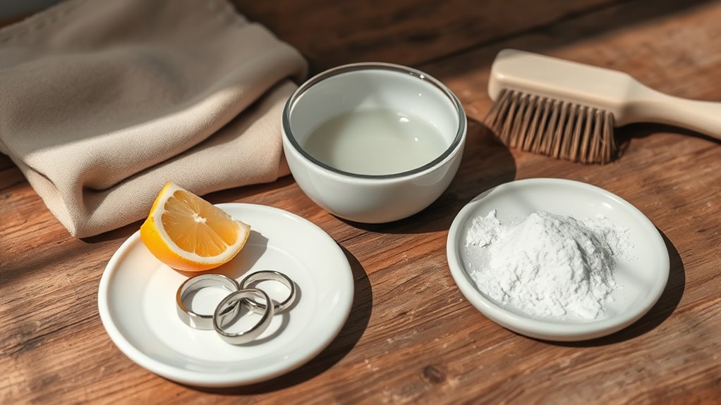 gather cleaning materials properly