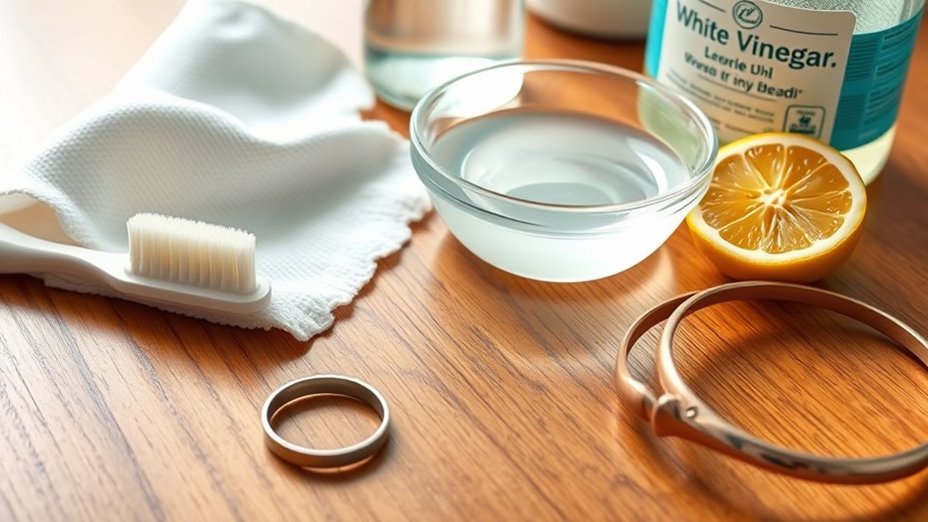 gather cleaning supplies and tools