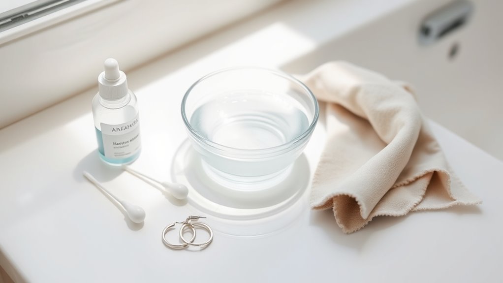 gather cleaning supplies beforehand