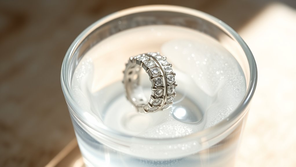 gentle ammonia jewelry cleaning