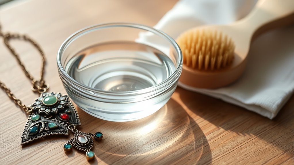 gentle cautious jewelry cleaning