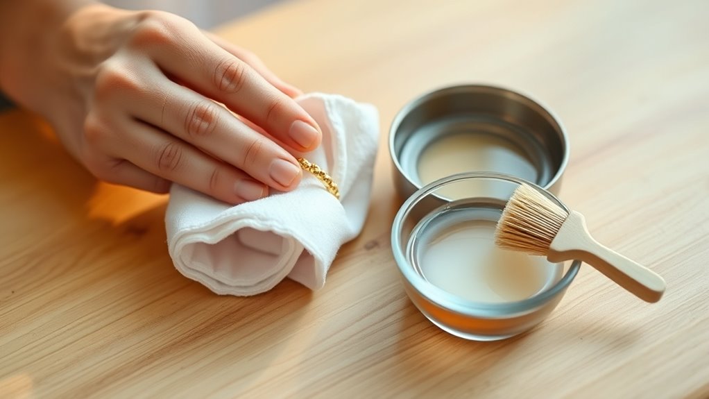 gentle cleaning for shine