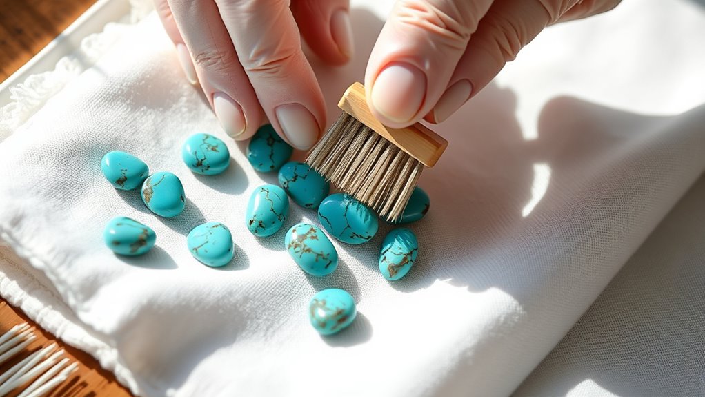 gentle cleaning preserves brilliance