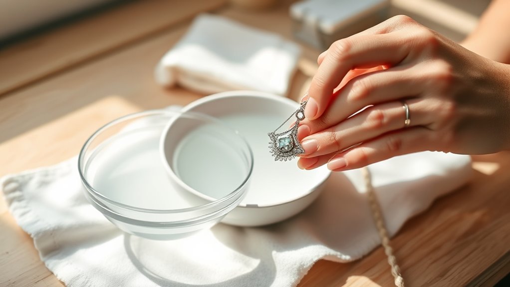 gentle cleaning preserves jewelry