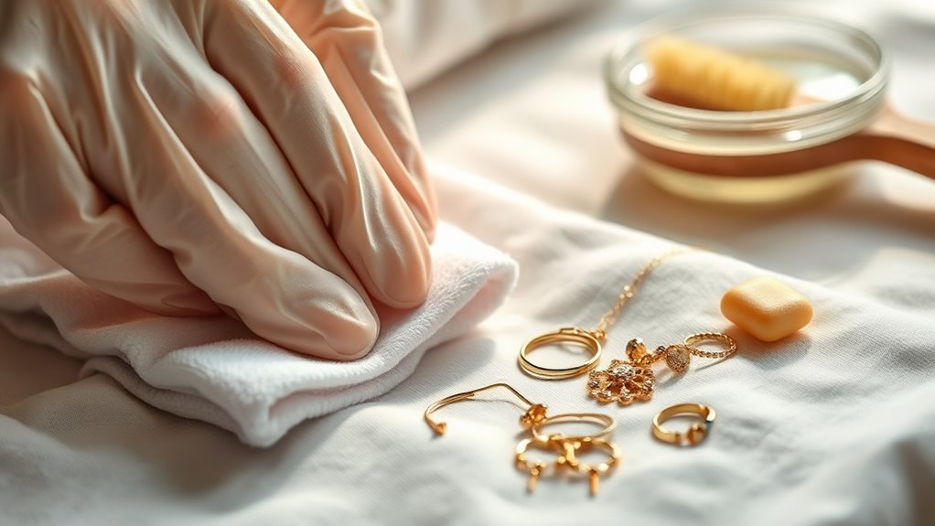 gentle cleaning preserves shine