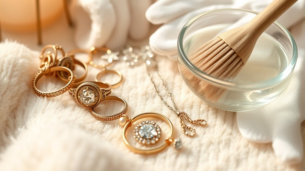 gentle cleaning preserves vintage jewelry