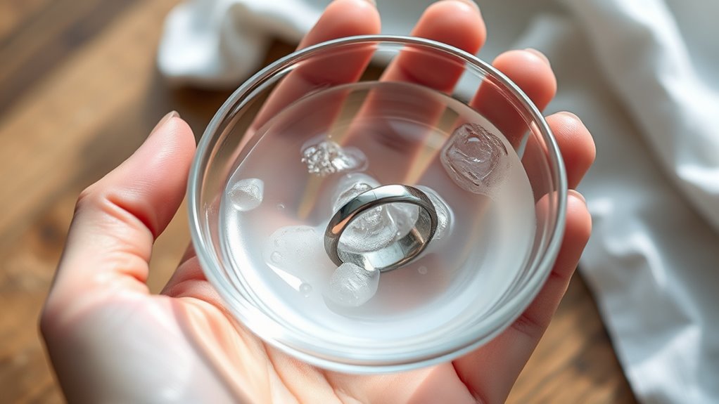 gentle soak preserves shine