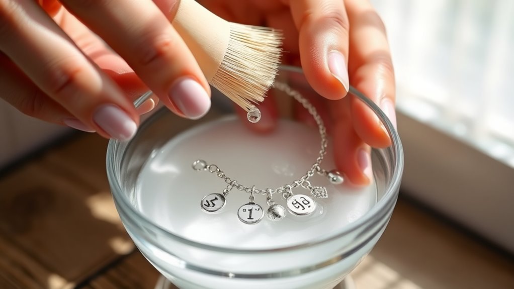 gentle soaking and cleaning