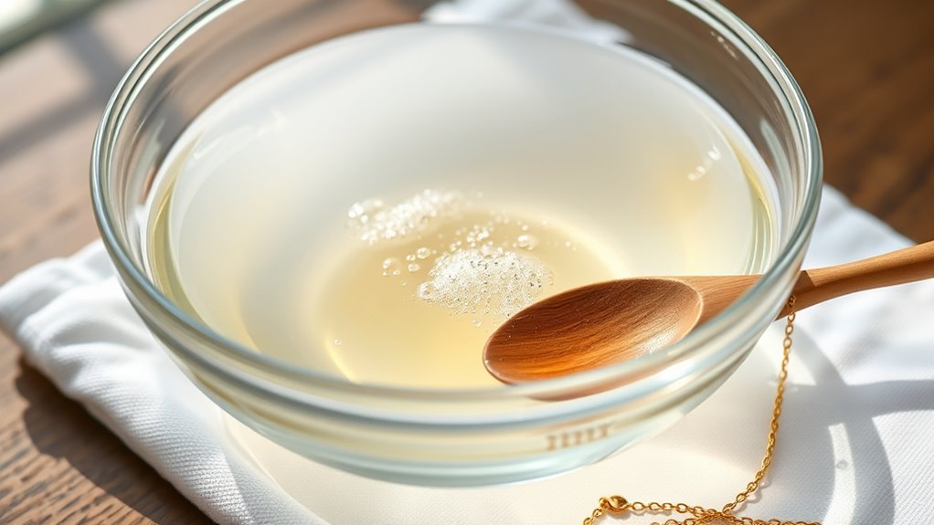 gentle soap and water