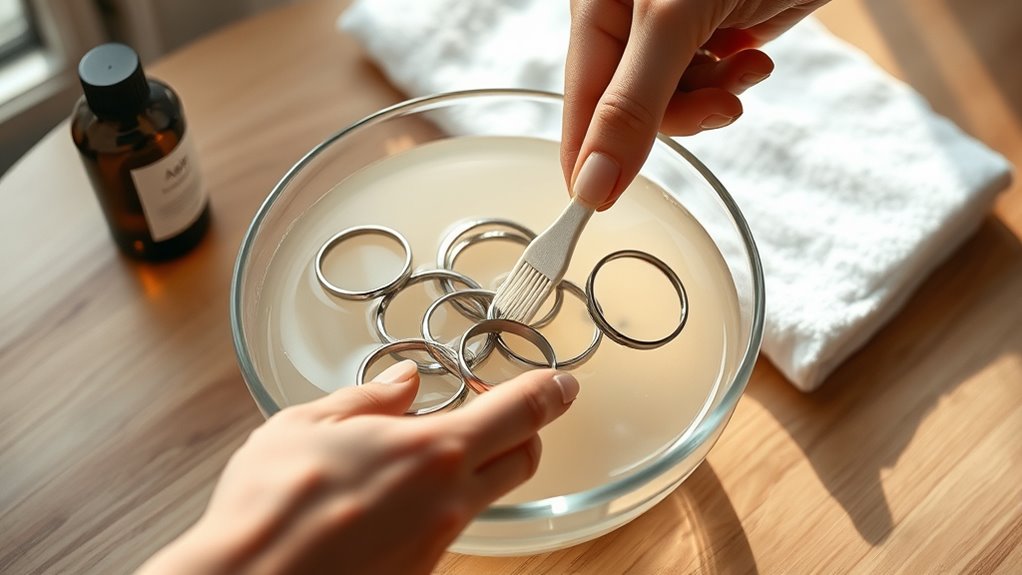 gentle titanium jewelry cleaning