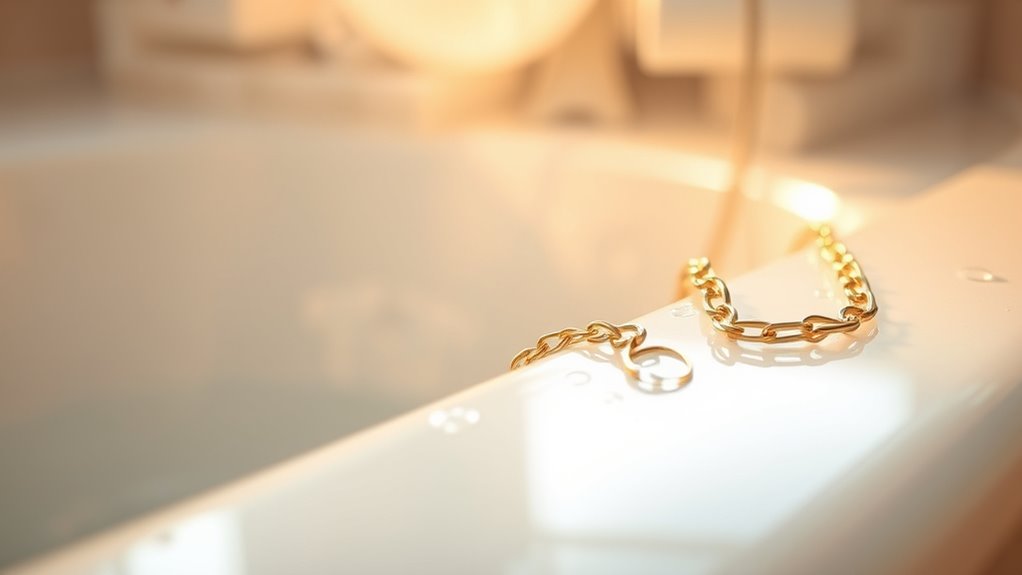 gold jewelry water resistance