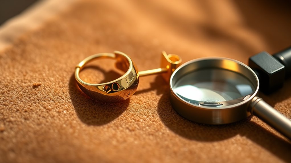 gold layer markings and wear