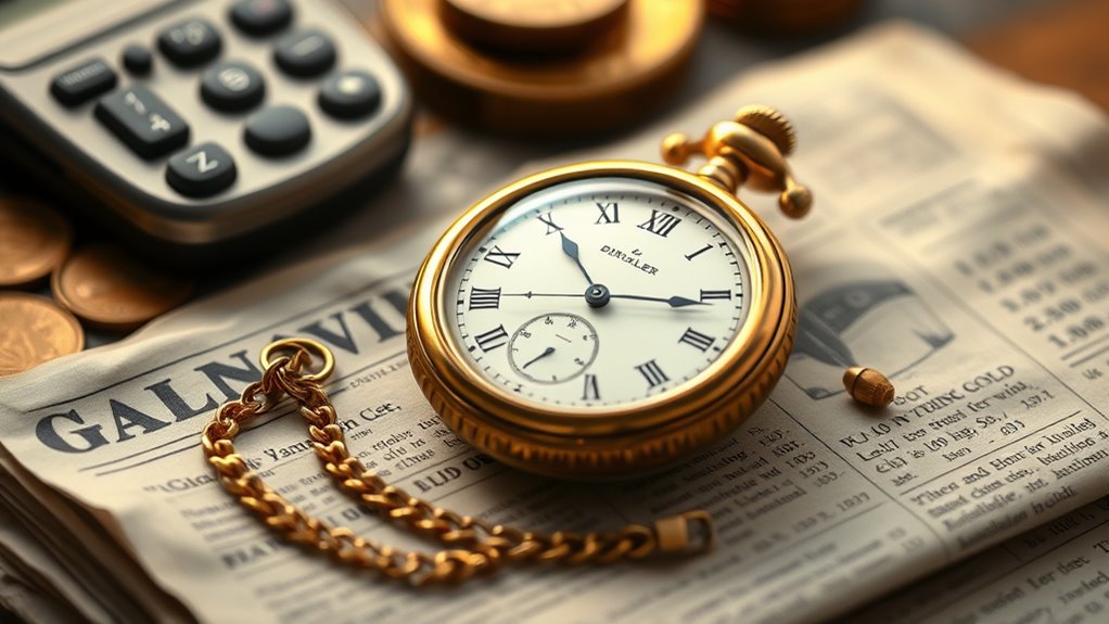 gold prices fluctuate over time