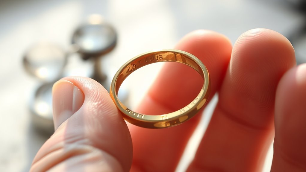 gold purity hallmarks verification