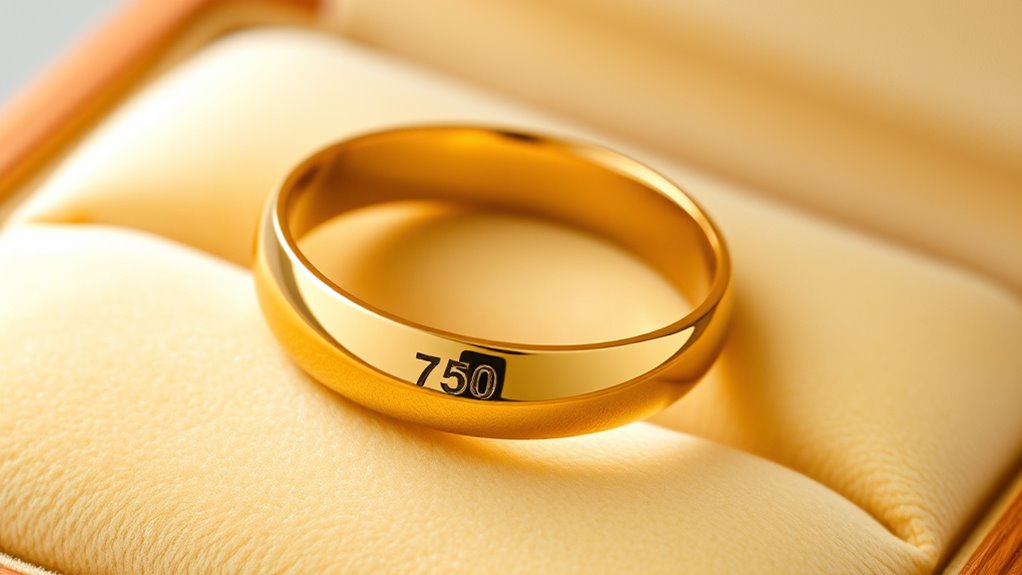 gold purity marked clearly