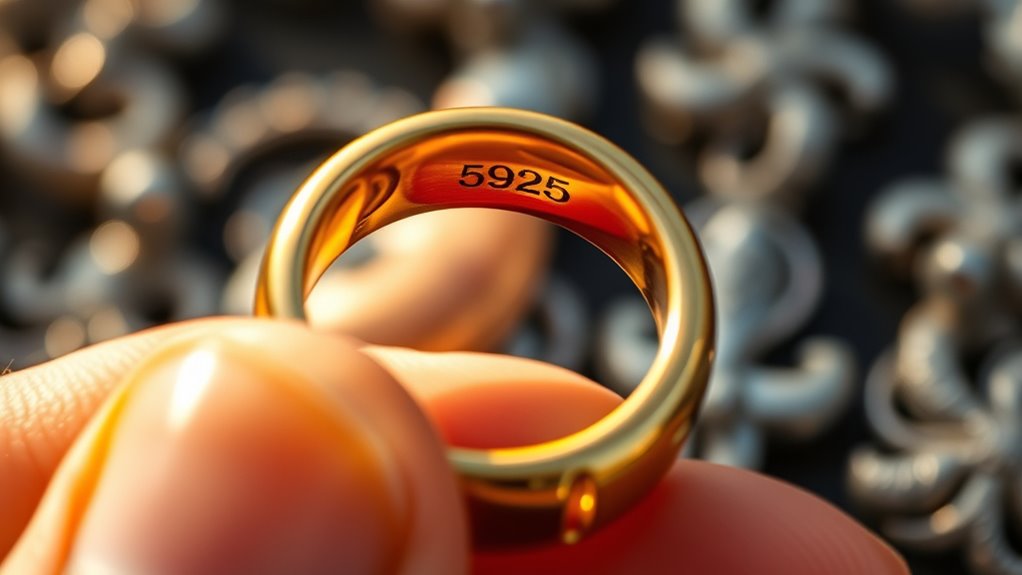 identify metal purity marks