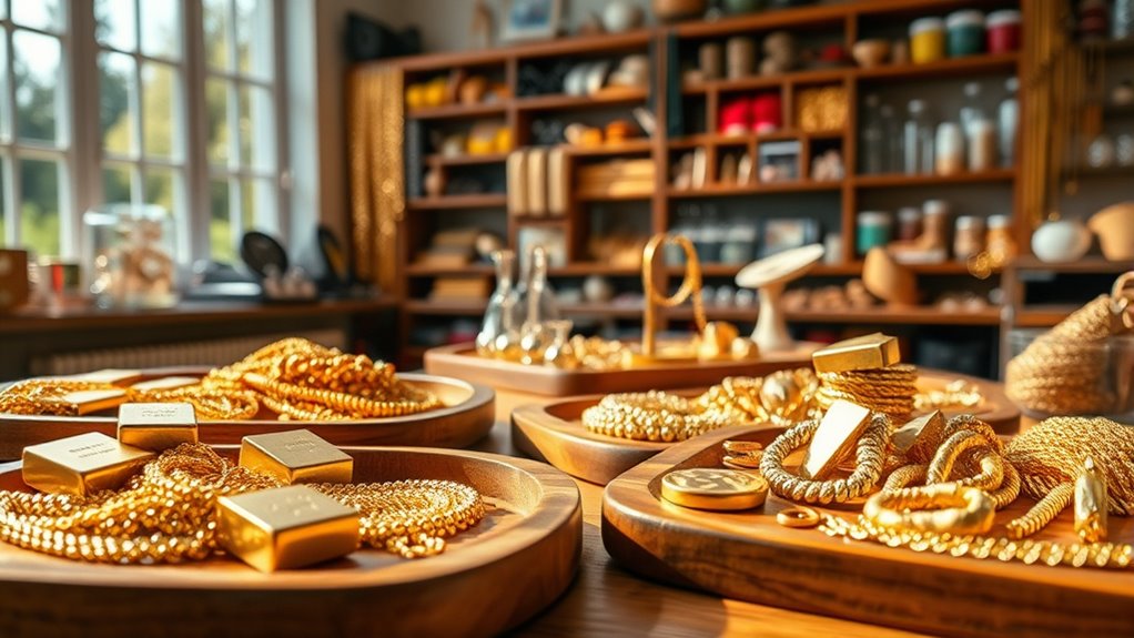 inspect gold supplies firsthand