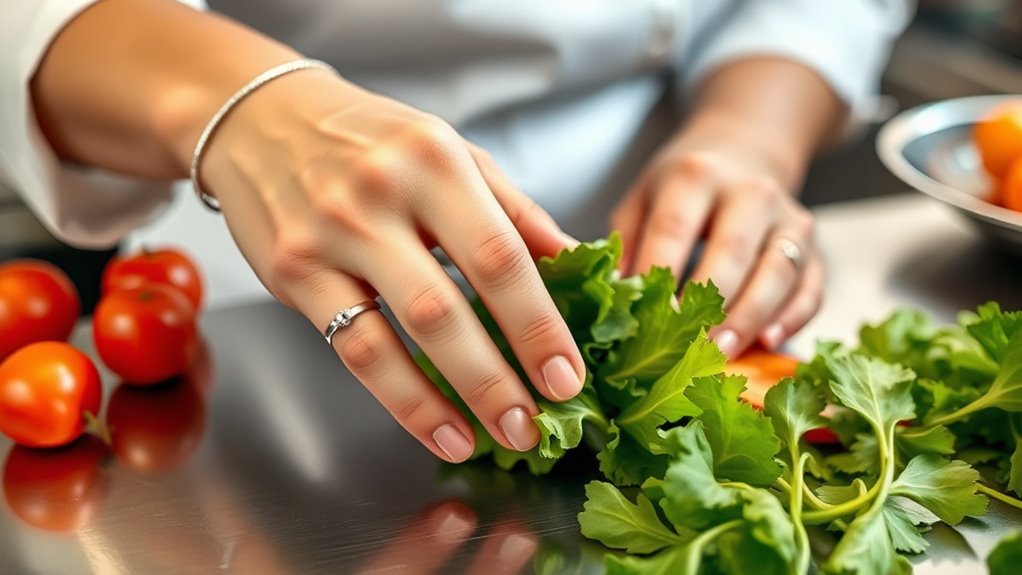 jewelry increases contamination risk