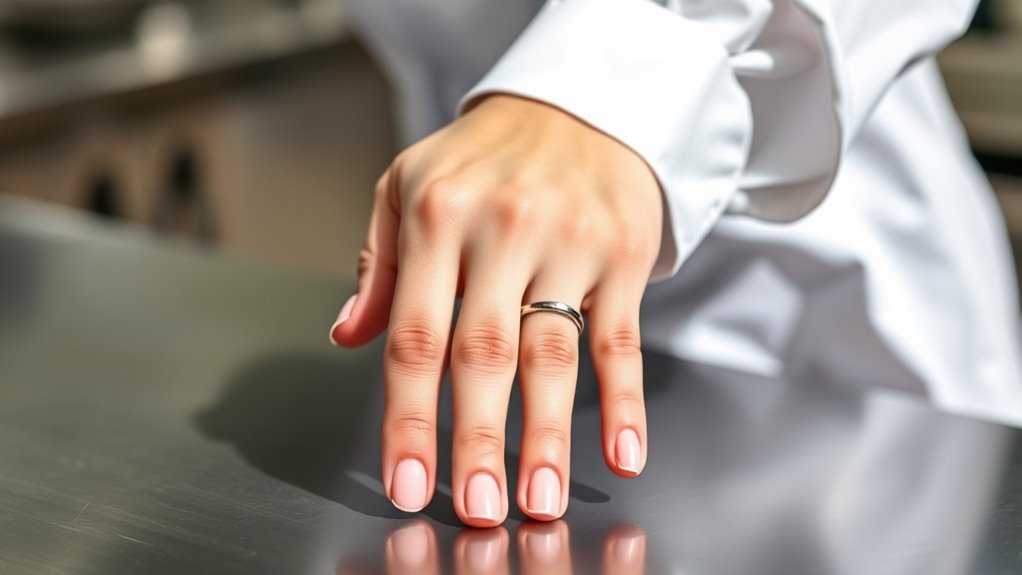 jewelry increases contamination risks