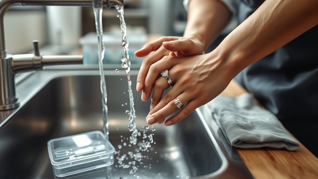 jewelry increases food contamination risk