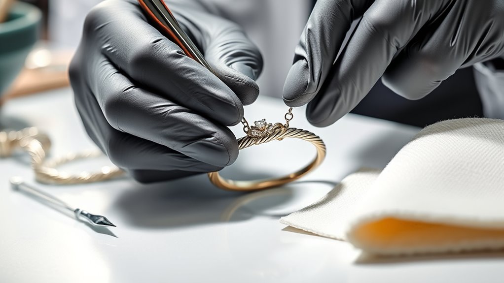 jewelry inspection and cleaning