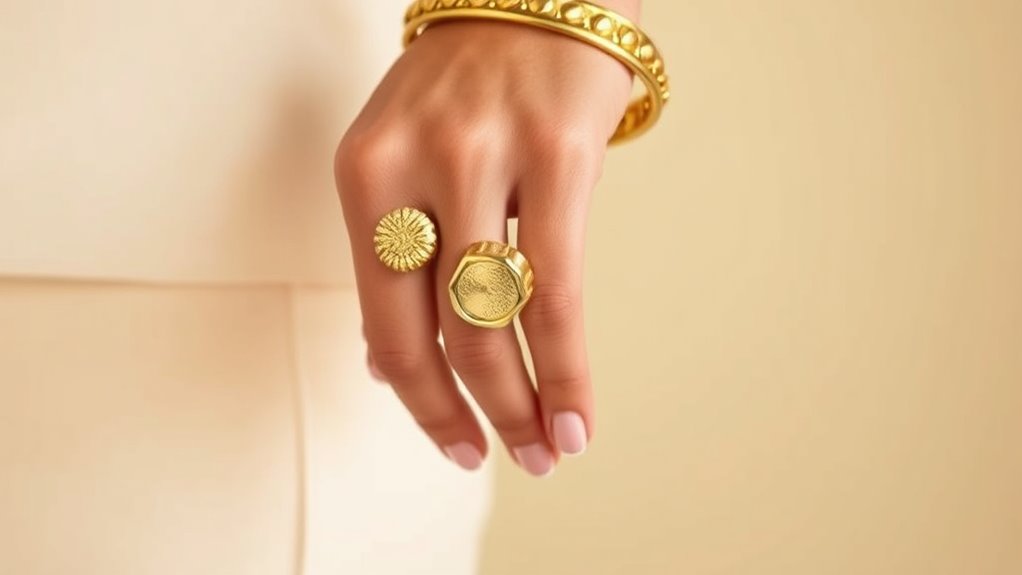 layered statement jewelry accessorizing