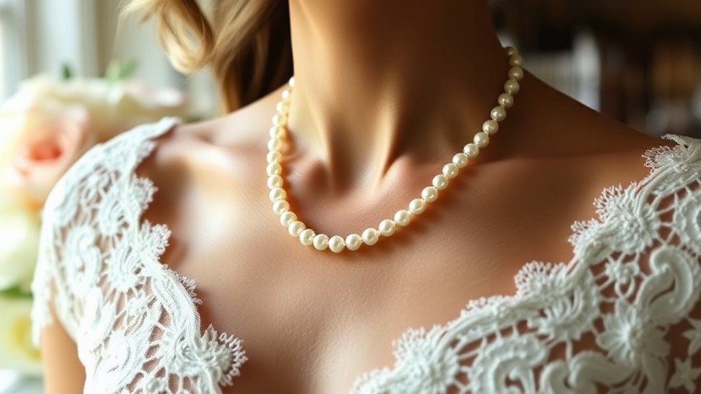 match jewelry to neckline