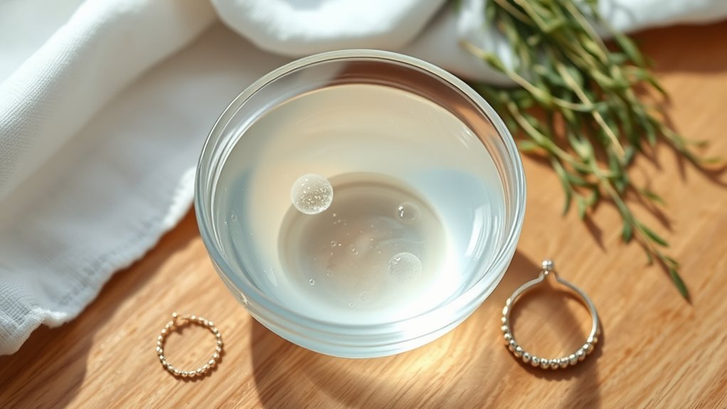 mix vinegar with water